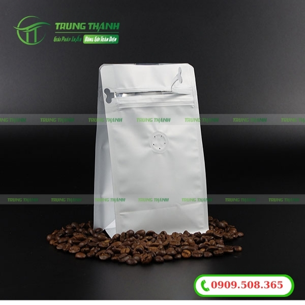 Túi zip đựng cà phê đa dạng chất liệu, kích thước