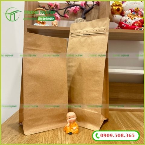 Túi zip giấy kraft chất lượng