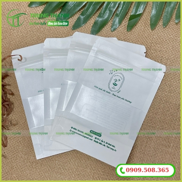 Túi zip giấy sản xuất theo yêu cầu