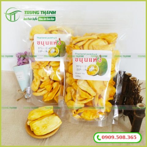 Túi zip trong đựng mít sấy