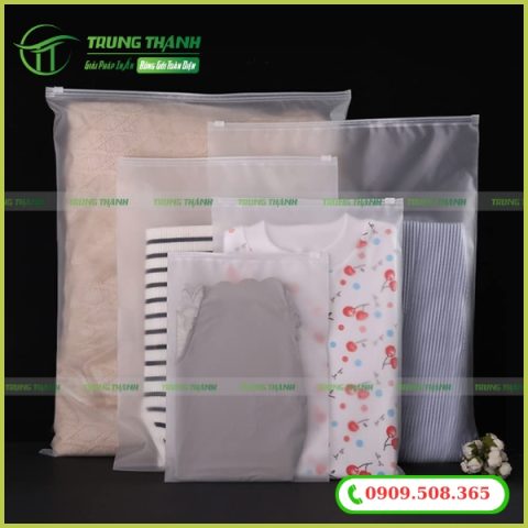 Túi zipper có khóa kéo đựng áo quần