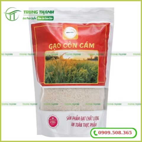 Túi zipper đựng gạo