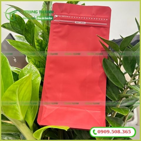 Túi zipper màu đỏ