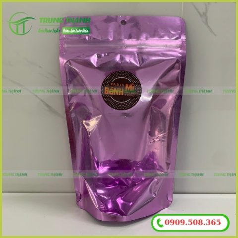 Túi zipper màu đựng thực phẩm