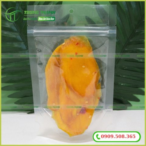 Bịch zipper trong suốt đựng xoài sấy dẻo