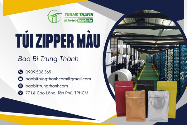 Xưởng sản xuất và in ấn túi zip màu giá rẻ tại TPHCM