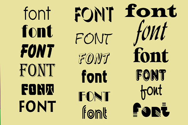 Font UTM sử dụng trong thiết kế