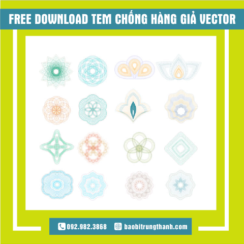 Free Download Tem Chống Hàng Giả Vector