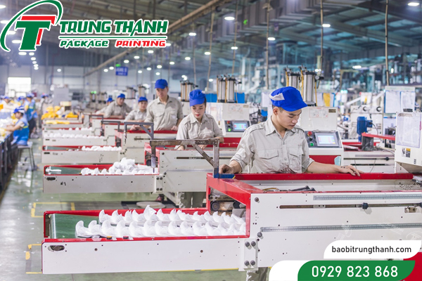 Xưởng sản xuất bao bì, túi nilon đựng thực phẩm tại Bao Bì Trung Thành
