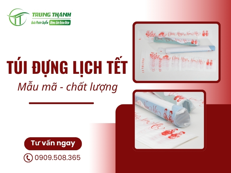 Xưởng sản xuất túi nilon đựng lịch tết