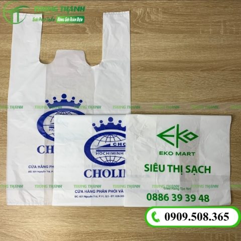 Túi xốp 2 quai siêu thị
