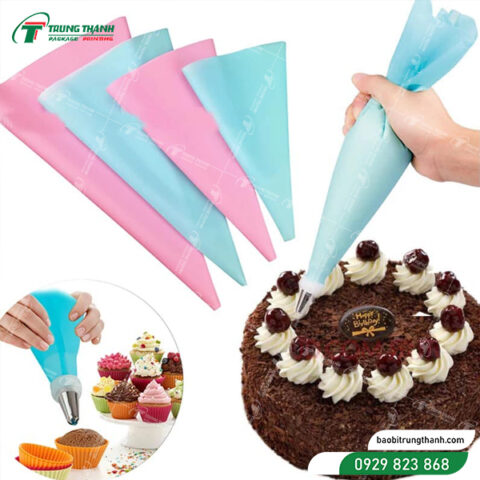 Túi tam giác bắt kem màu