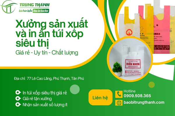 Túi xốp siêu thị giá rẻ chất lượng