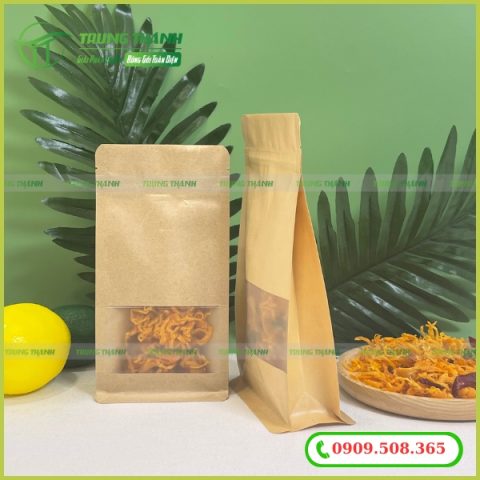 Túi zip 8 cạnh đựng khôn gà