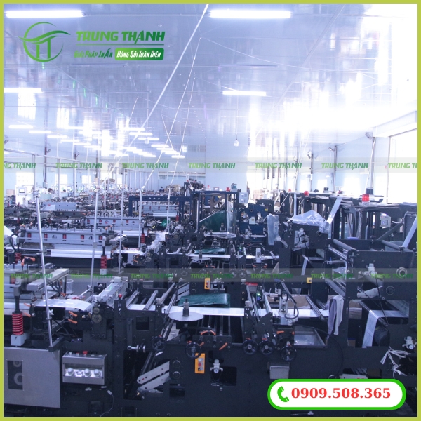 Xưởng sản xuất túi đựng rác tự hủy tại Trung Thành