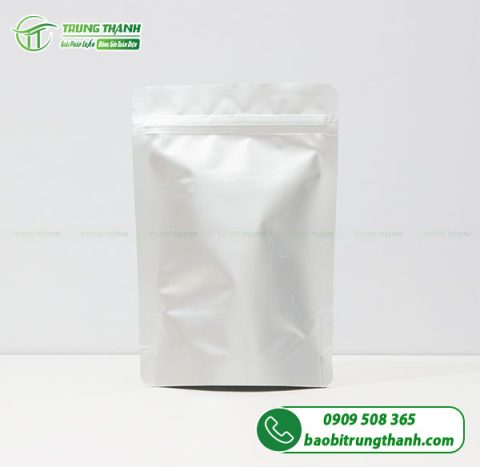 Túi zipper 2 mặt nhôm