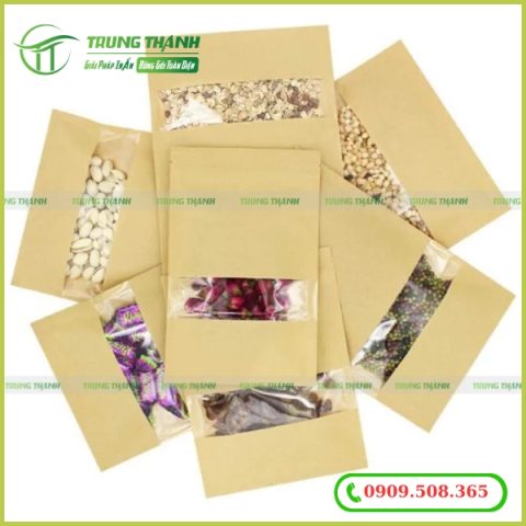 Bao bì zip giấy mini