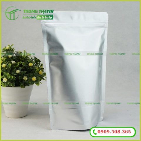 Túi zip bạc loại lớn