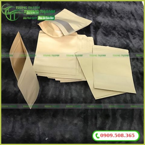 Túi zip giấy nhỏ có cửa sổ