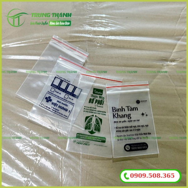 Túi zip nhỏ đựng thuốc