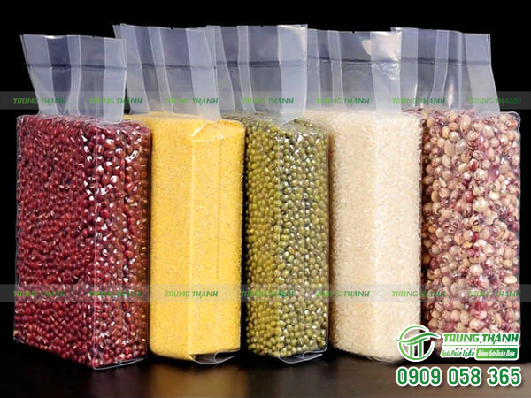 Túi xếp hông đựng gạo, ngũ cốc và các sản phẩm sấy khô