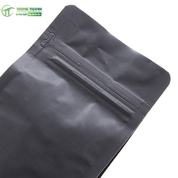 Túi zip giấy màu đen