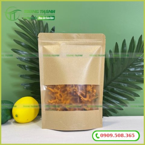 Túi zip có cửa sổ để đựng thực phẩm