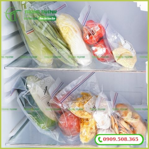 Túi zip đựng thực phẩm đông lạnh