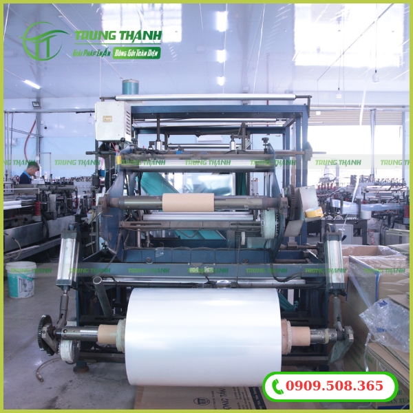 Xưởng in ấn và sản xuất túi đựng rác trắng tại Trung Thành