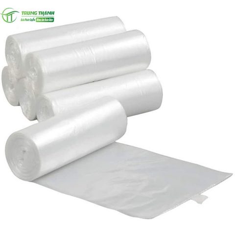 Túi rác cuộn trắng