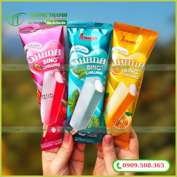 Sản xuất và in theo yêu cầu bao bì kem que