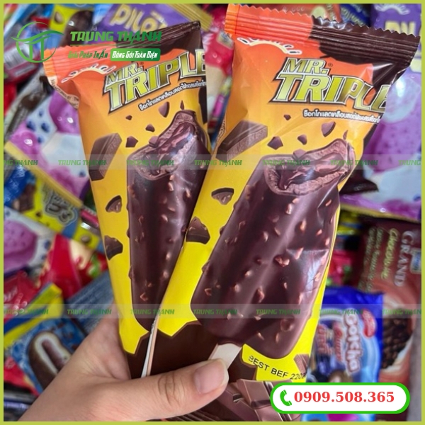 Túi đưng que kem socola