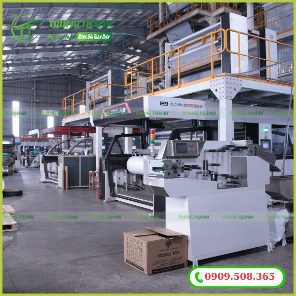 Xưởng sản xuất bao bì xà phòng tại Trung Thành