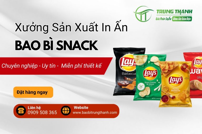 xưởng sản xuất bao bì snack giá rẻ