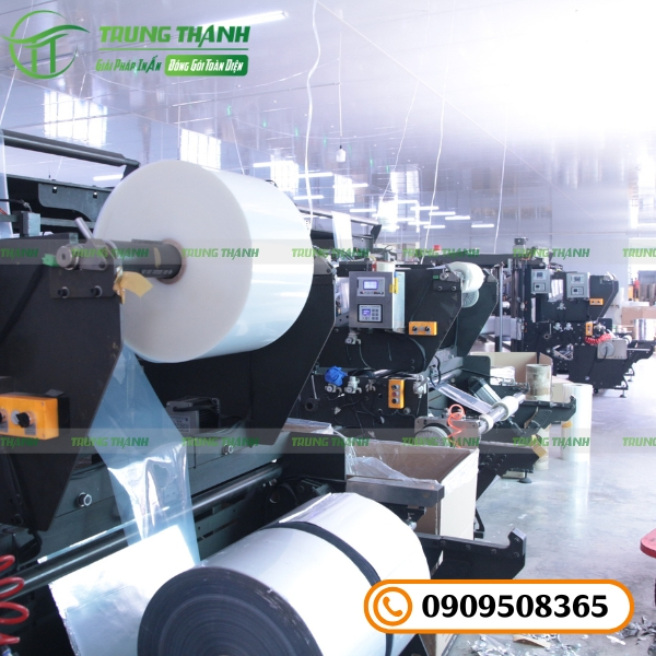Cơ sở sản xuất và in màng ép ly nhựa tại Trung Thành