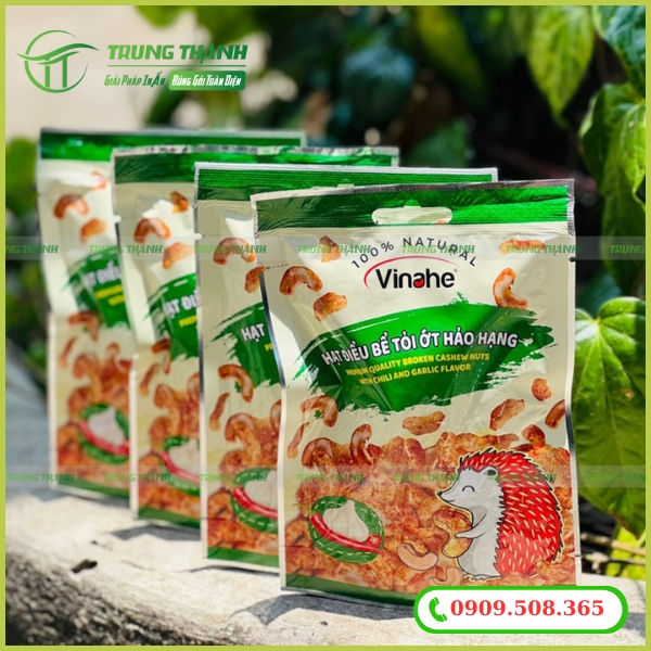 Bao bì màng ghép đựng hạt điều