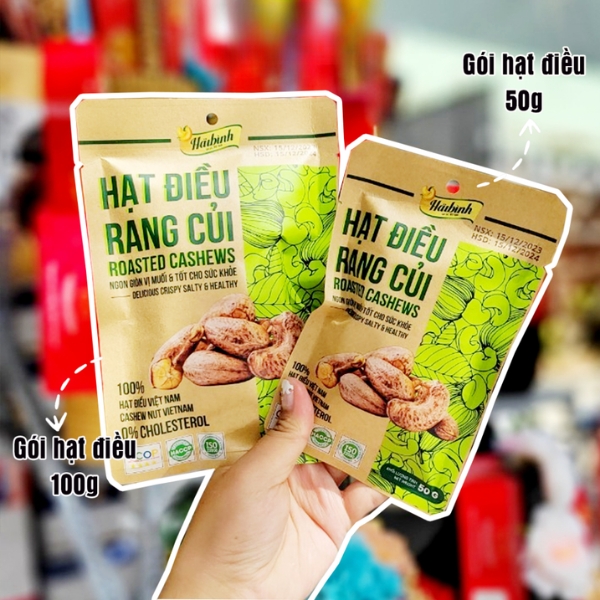 Kích thước da dạng của bao bì hột điều