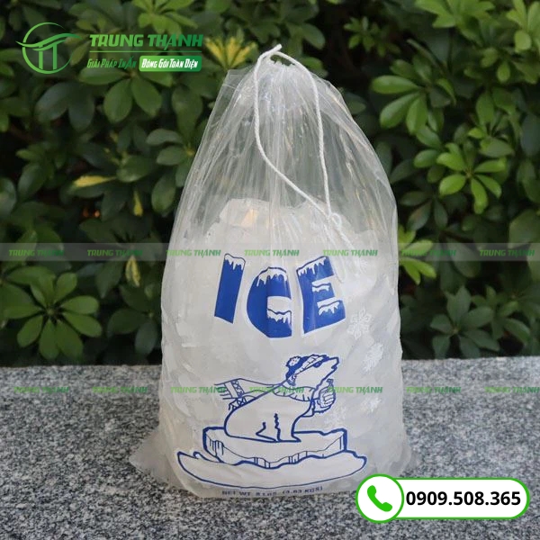 Túi đựng đá viên có dây thắt