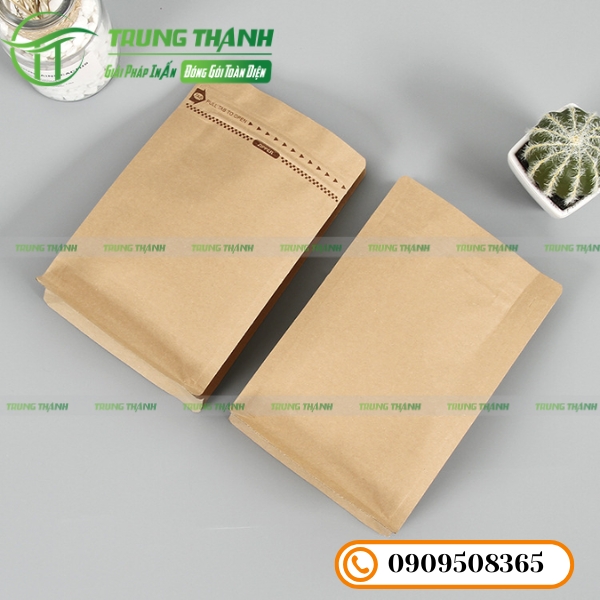 Túi giấy khóa zip kiểu nhật ghép màng nhôm
