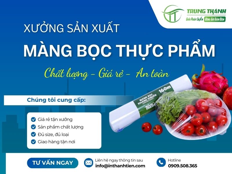 Xưởng sản xuất màng bọc thực phẩm giá rẻ chất lượng