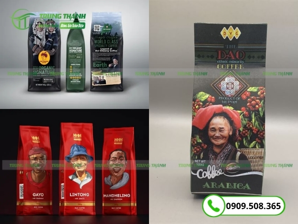 Thiết kế bao bì cà phê đẹp sáng tạo
