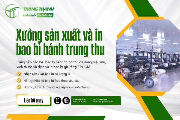 Xưởng sản xuất và in bao bì bánh trung thu