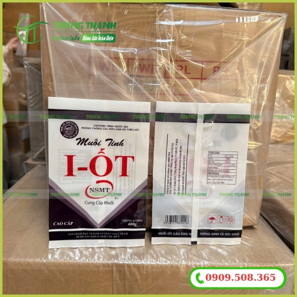 Bao bì đựng muối tại Trung Thành