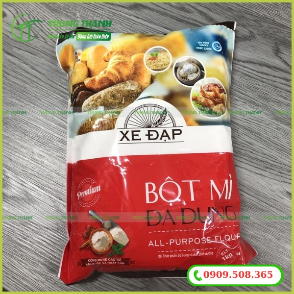 Bao bì màng ghép đựng bột mì