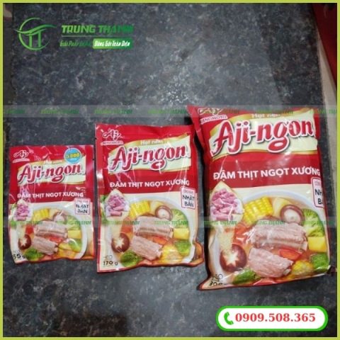 Đa dạng kích thước túi đựng bột nêm