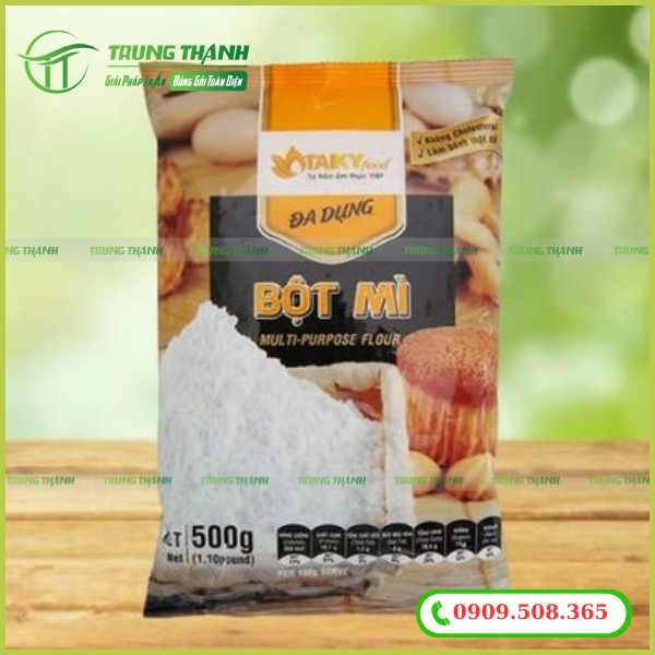 Túi hàn lưng đựng bột mì