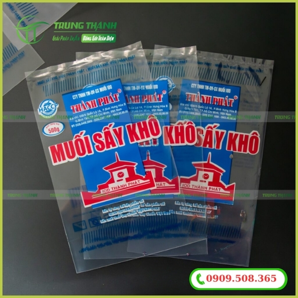 Túi nilon đựng muối