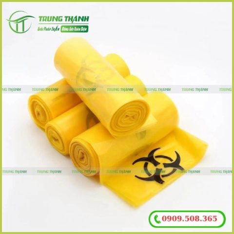 Túi rác y tế màu màu