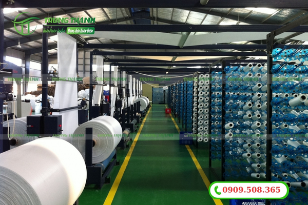 Xưởng sản xuất bao bì đựng muối tại Trung Thành