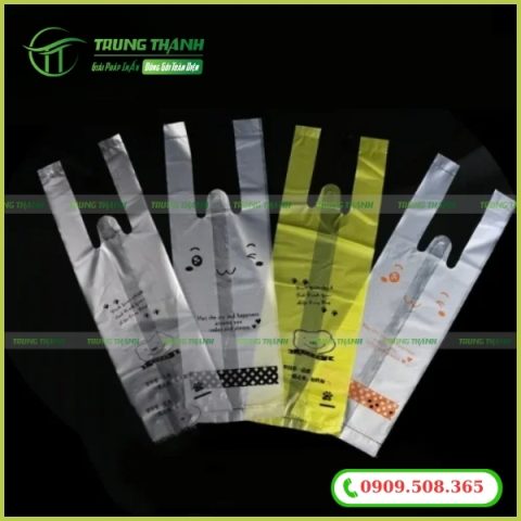 In túi xốp đựng ly nước